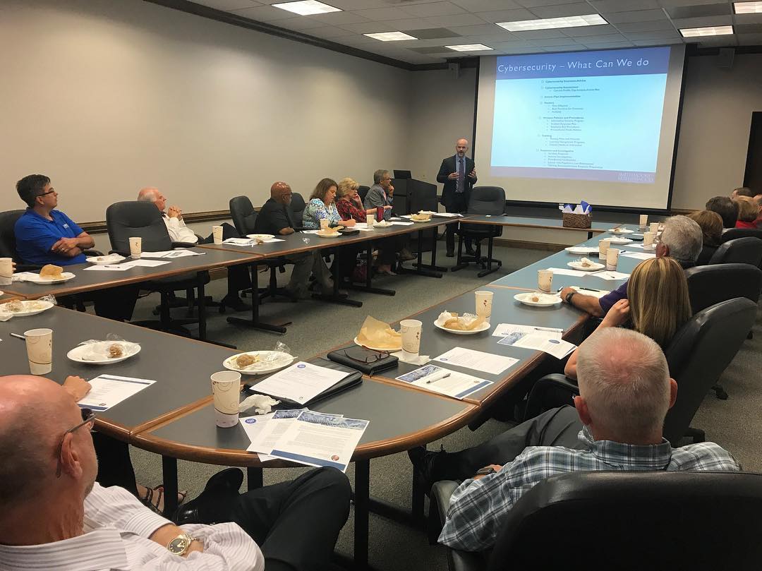 Thank you to Steve Snyder and Smith Moore Leatherwood, LLP for presenting and sponsoring the Cyber-Security Seminar today
