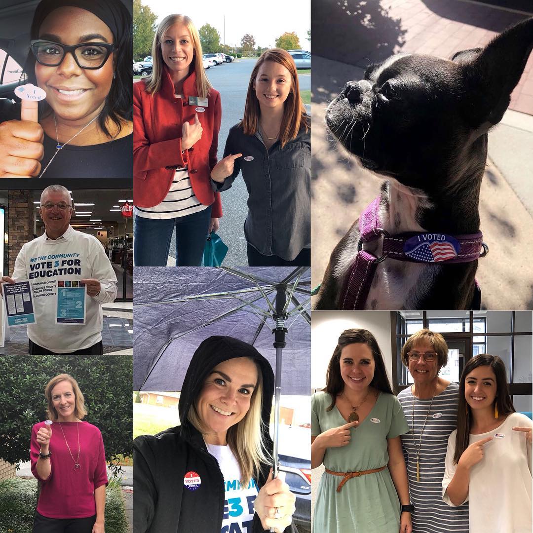 Chamber Staff (and Stella) made their way to the polls! Have you?