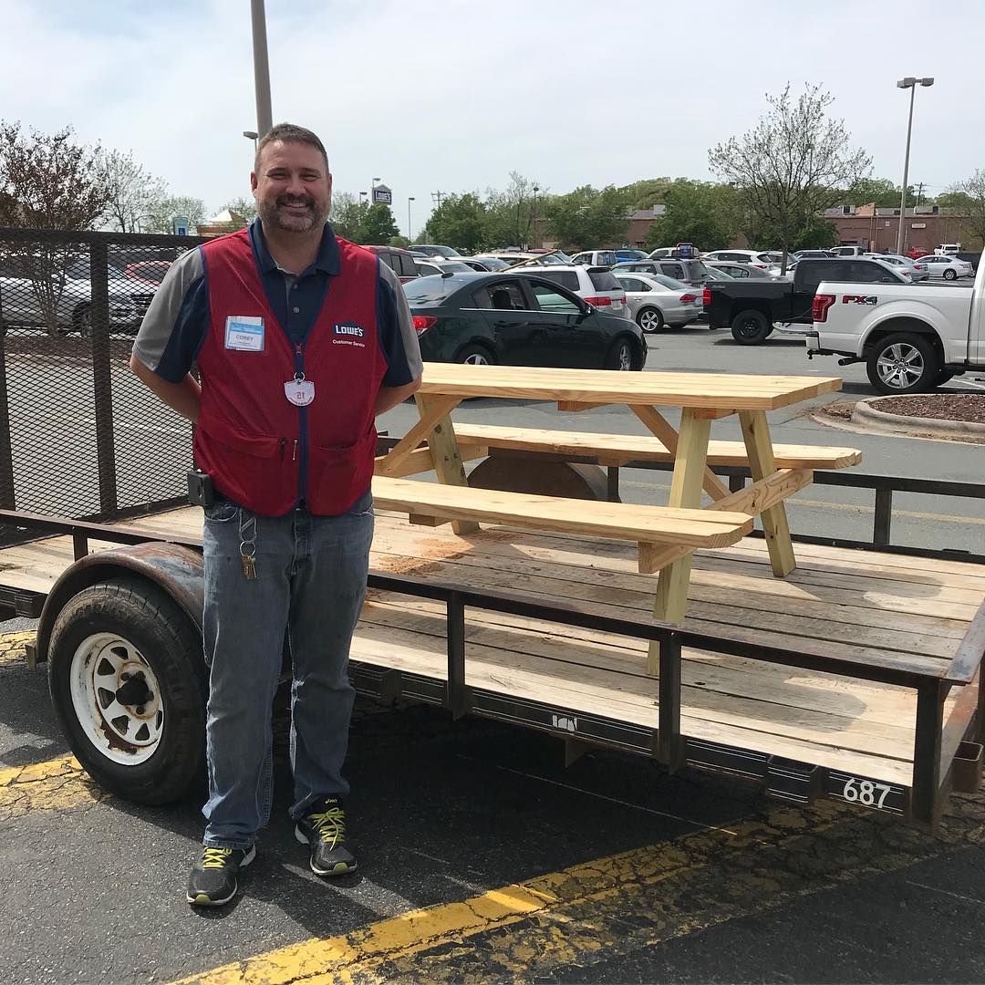 Thank you to @loweshomeimprovement (Burlington) for donating a picnic table to the Alamance Chamber. This will provide the opportunity for our staff and volunteers to have collaborative conversations while enjoying the outdoors!