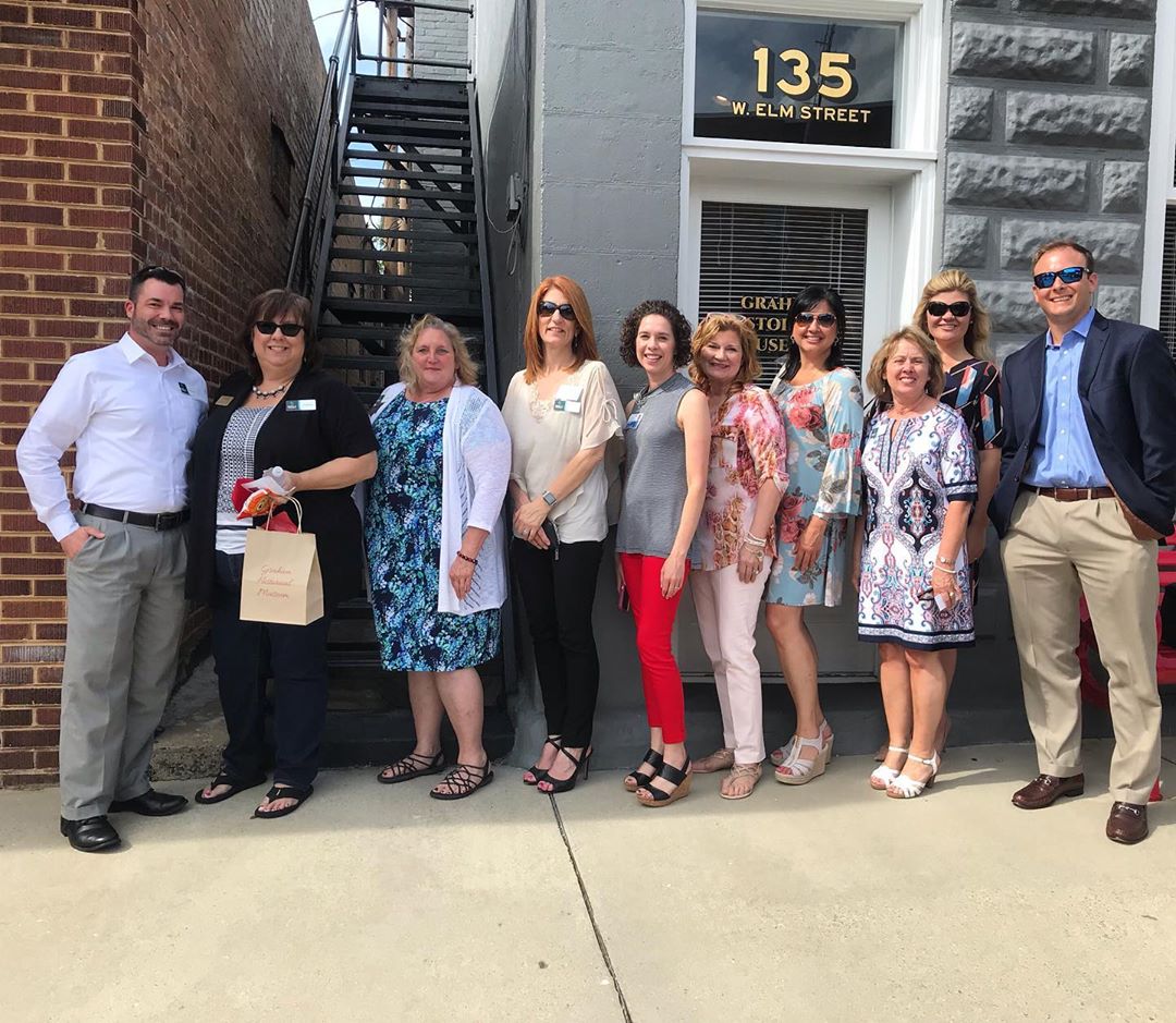Our Chamber is lucky to have amazing volunteers! Here are a few of our Ambassadors at yesterday’s Ribbon Cutting for the Graham Historical Museum!